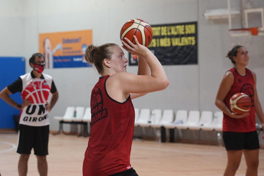 Primer entrenament grupal de l'Spar Girona