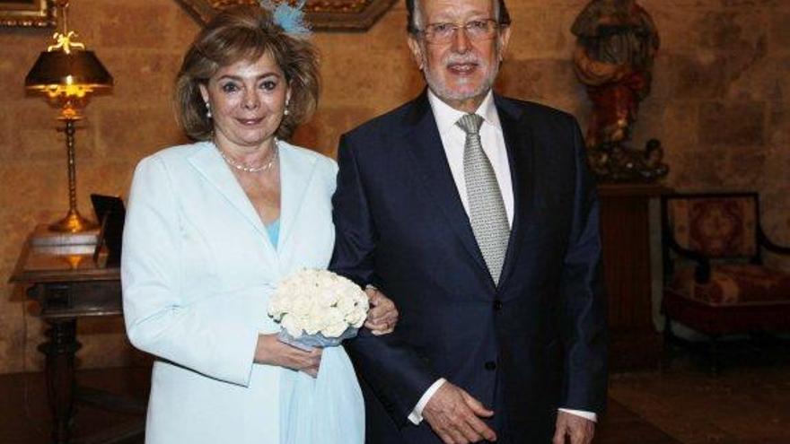 Alfonso Grau se casó con María José Alcón el pasado sábado en Valencia.