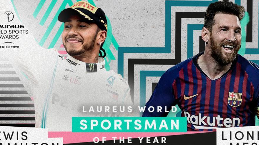 Messi i Hamilton comparteixen el Laureus al millor esportista