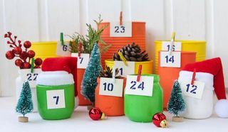 Cinco ideas para hacer un calendario de adviento fácil a última hora