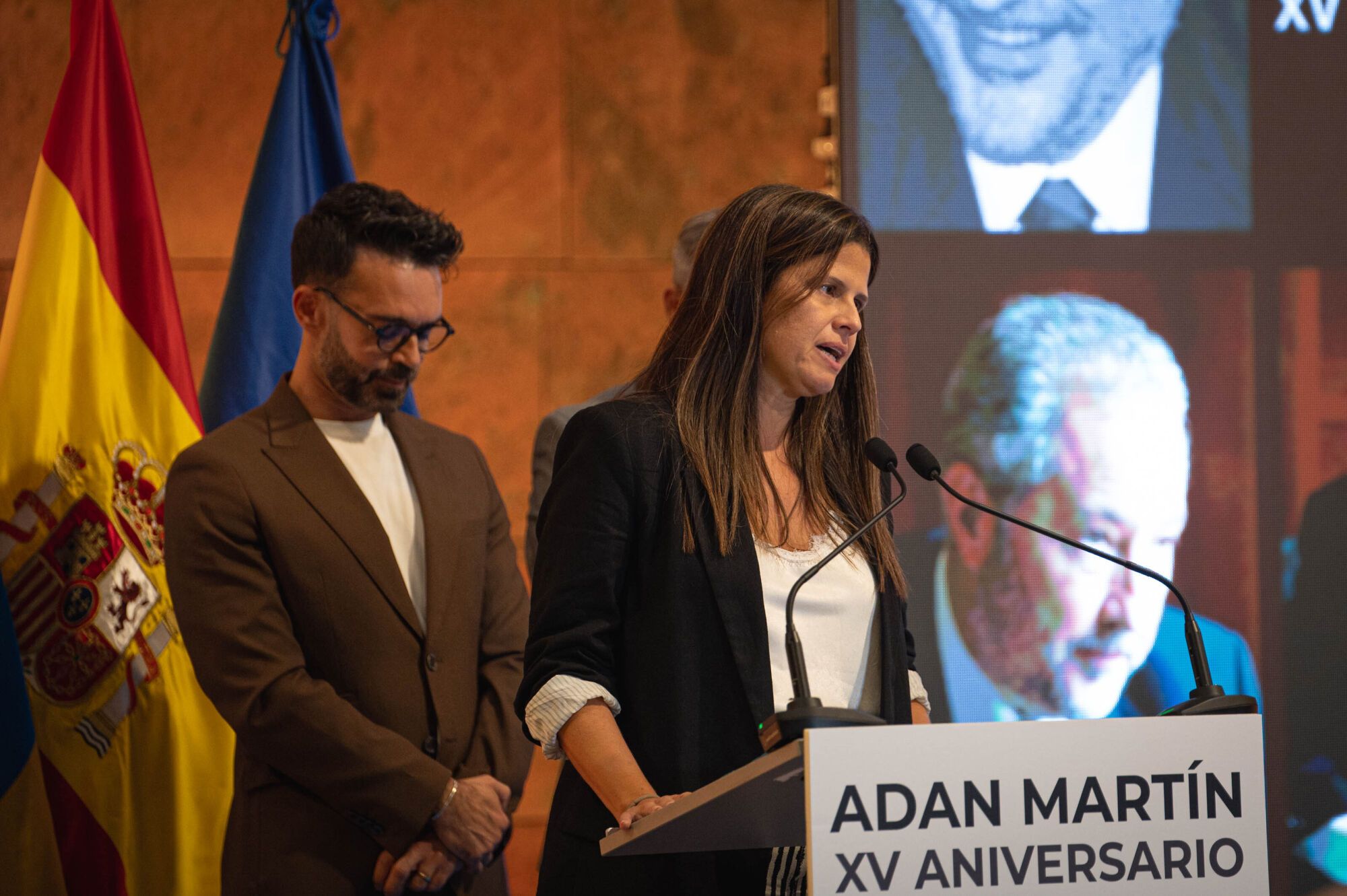 Acto de homenaje al expresidente de Canarias, Adán Martín, cuando se cumplen 15 años de su fallecimiento