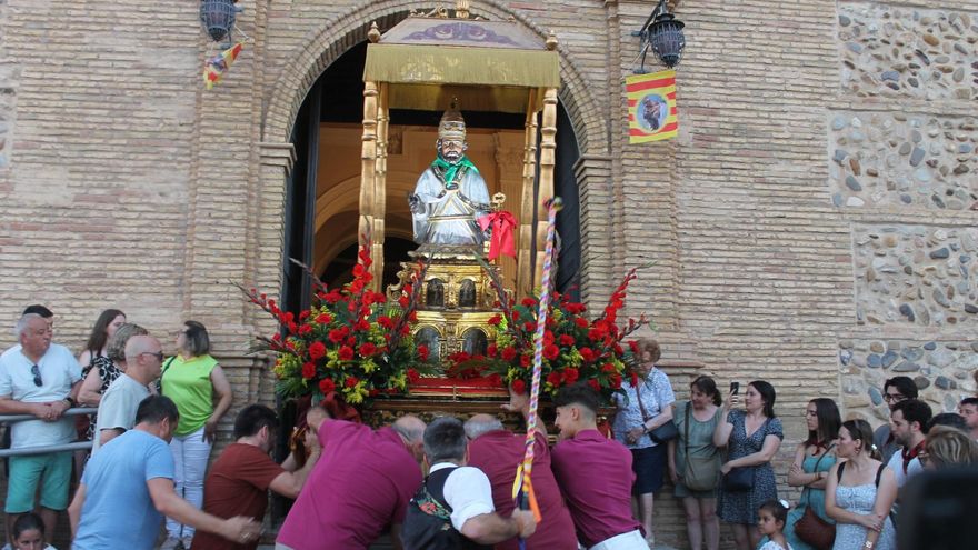 San Pedro brilla en Gallur bajo la ola de calor
