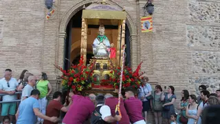 San Pedro brilla en Gallur bajo la ola de calor