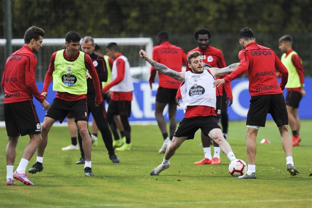 El Deportivo viaja mañana, viernes 14, a Málaga para disputar el sábado el partido de vuelta de las semifinales por el ascenso a LaLiga Santander.