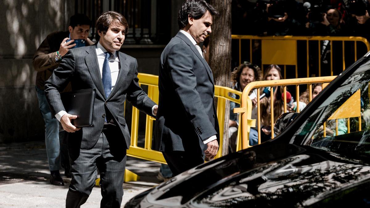 El novio de la presidenta de la Comunidad de Madrid, Alberto González Amador, comparece ante el Tribunal Supremo (TS), a 23 de mayo de 2025, en Madrid (España).