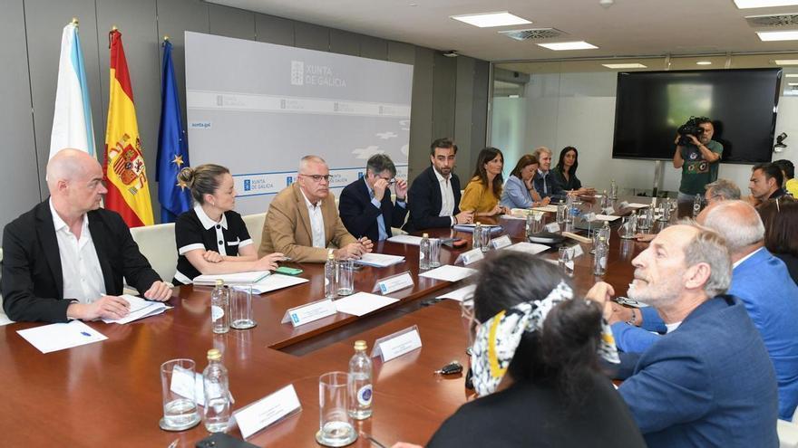 Reunión de técnicos y políticos en la Xunta: el plan de choque urgente para rescatar a los municipios de Ourense  más golpeados por las riadas»
