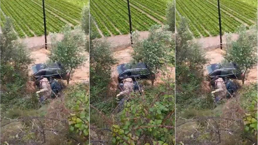 Vídeo: Rescate 'in extremis' en Benicarló tras inundarse su vehículo