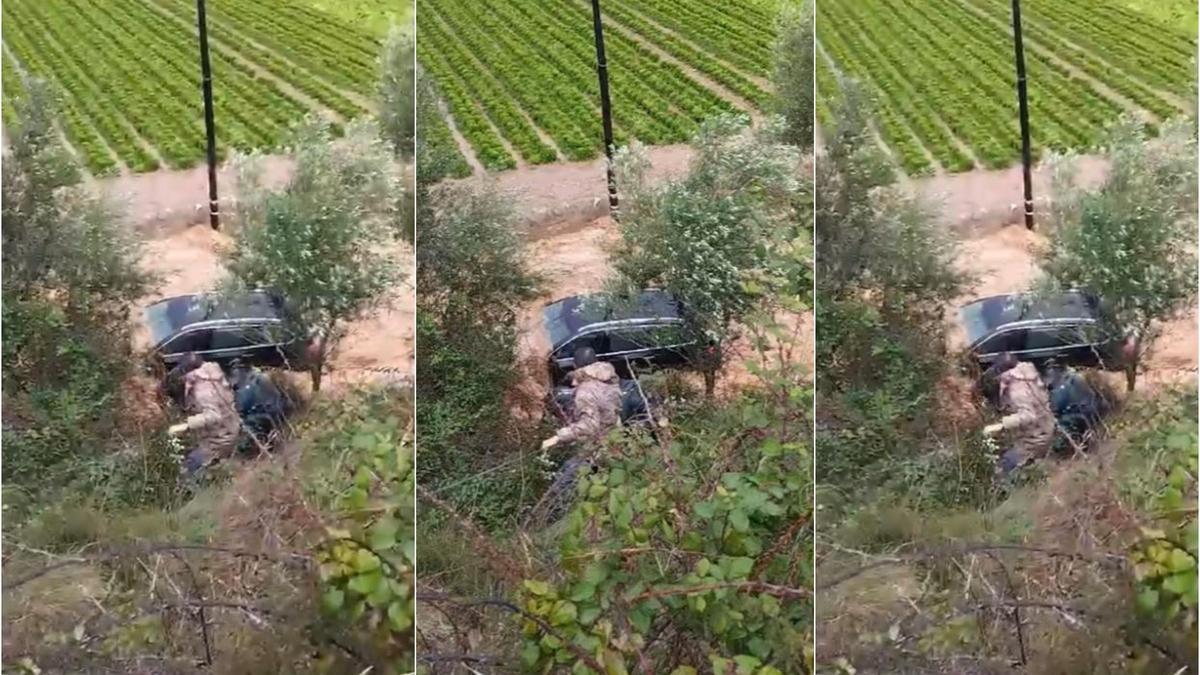 Vídeo: Rescate 'in extremis' en Benicarló tras inundarse su vehículo