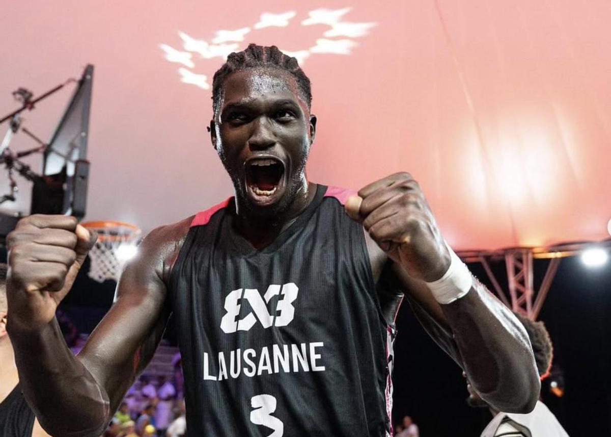 Fallou Niang en el 3x3.