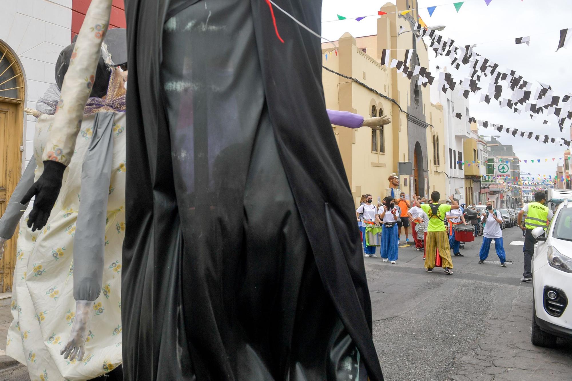 Pasacalles anunciador de las fiestas del Carmen en La Isleta (06/07/2021)