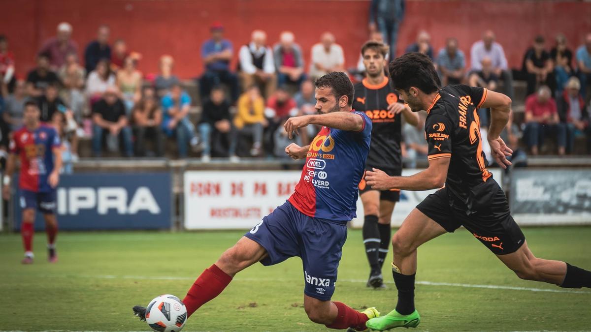 El Valencia Mestalla ganó en su visita a Olot