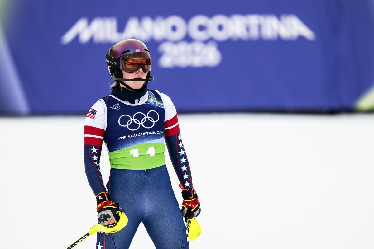 Mikaela Shiffrin, durante los JJ.OO. de Milán-Cortina d'Ampezzo 2026.
