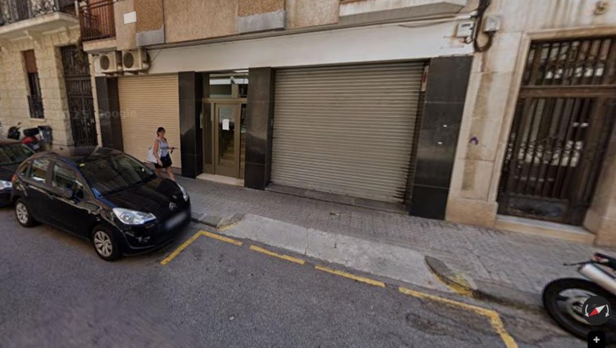 El punt del carrer dels Tres Roures de Manresa on s'ha produït l'atropellament