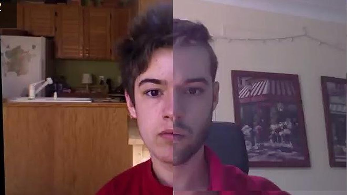 Hugo, un jove canadenc, es va fer ’selfies’ durant més de vuit anys, per deixar constància de com envellia.
