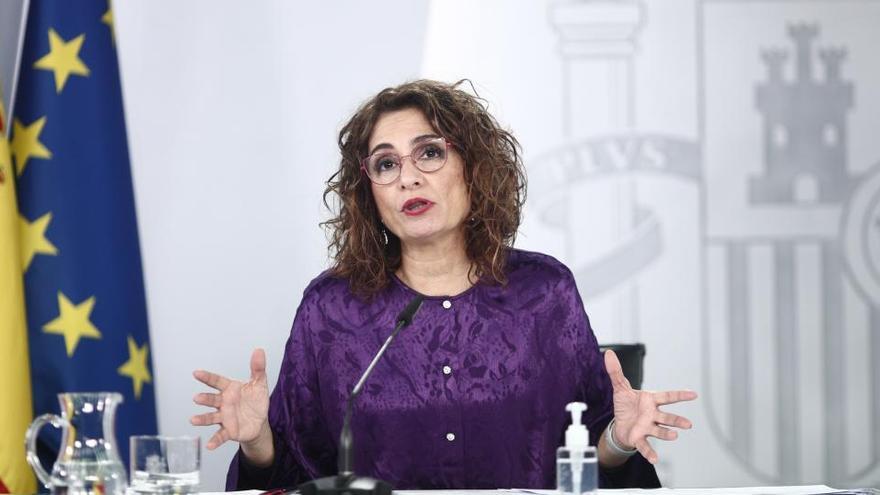 María Jesús Montero, la ministra portavoz del Gobierno.