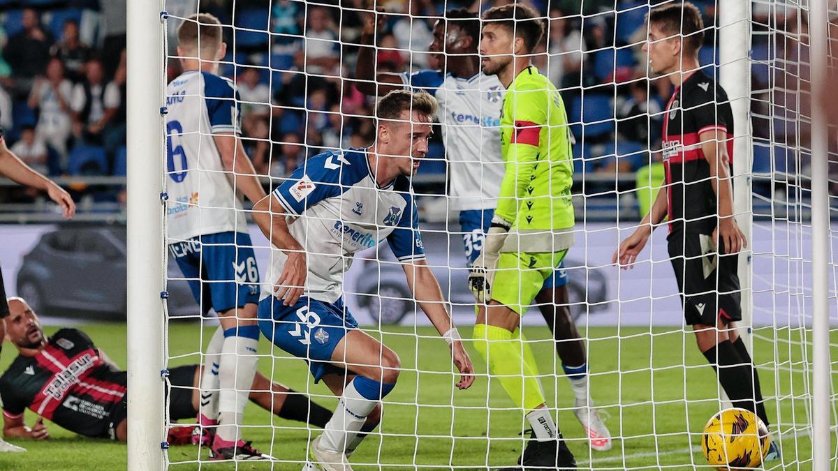 El gol del empate ante el Cartagena.