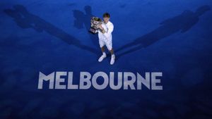 Jannik Sinner, con el trofeo del Open de Australia.