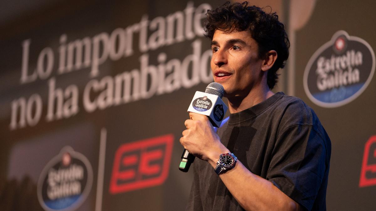Marc Márquez, este martes en Madrid