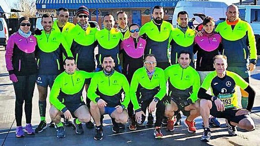 El club Zamora Corre fue el más numeroso en Roales.