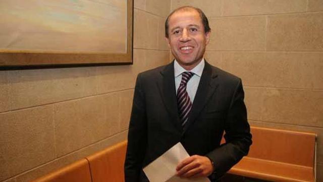 Manuel Rodríguez de la Fuente, en la Confederación de Empresarios de Ourense.