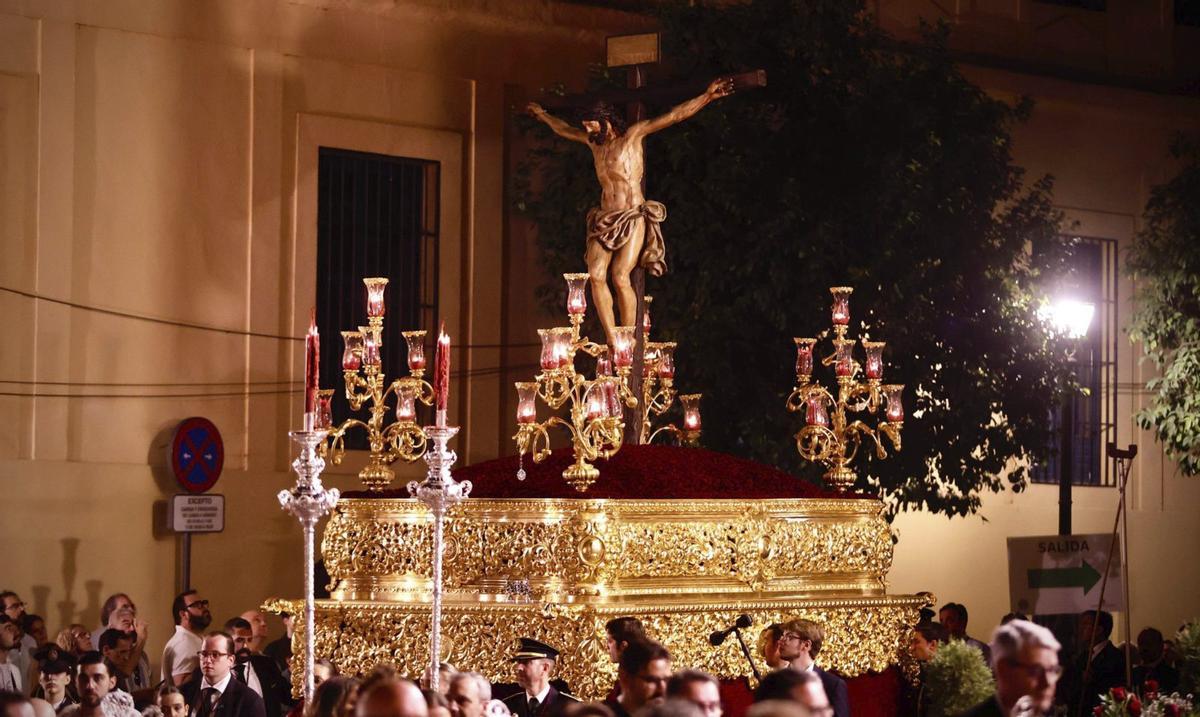 Cristo de La Expiración de 
La Rambla, una de las obras 
maestras de la provincia que 
pudieron contemplarse en el Magno Vía Crucis del 11 de 
octubre.