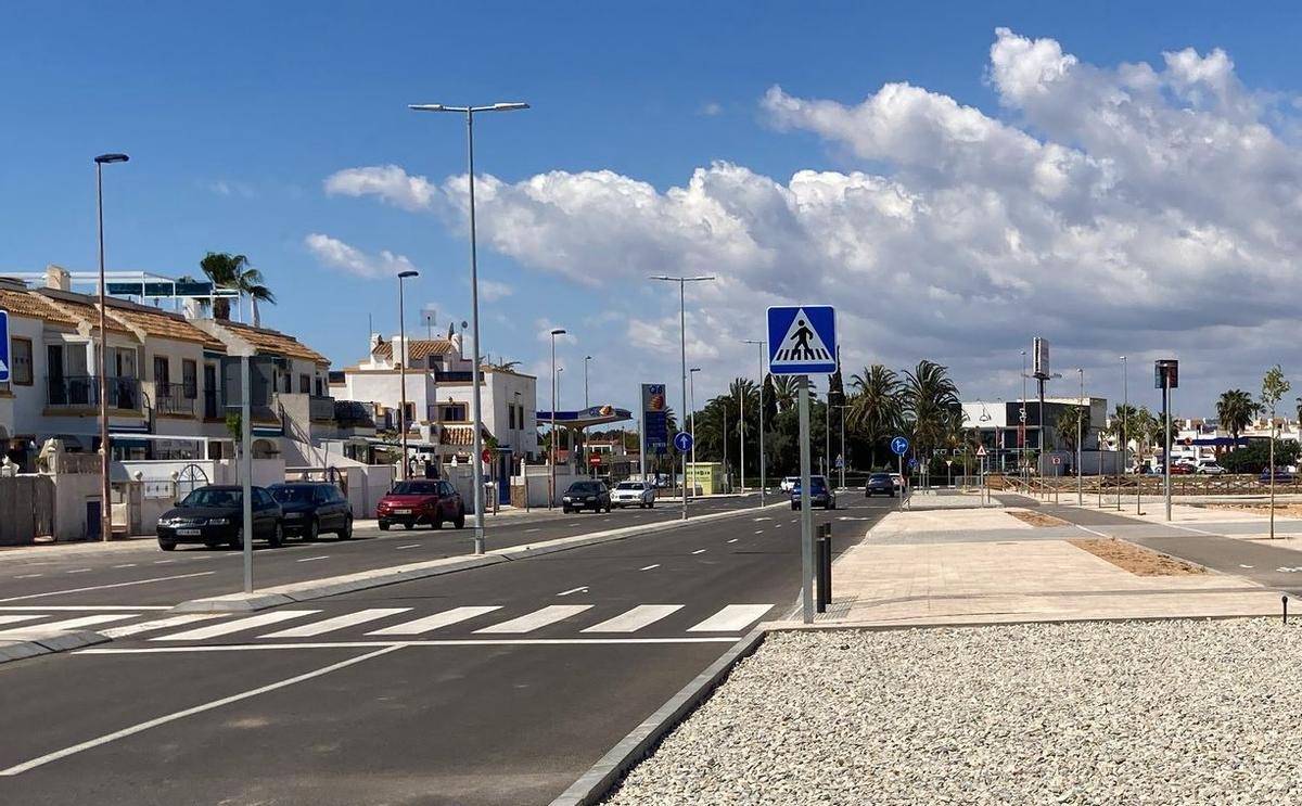 Uno de los tramos de la nueva avenida José Carreras