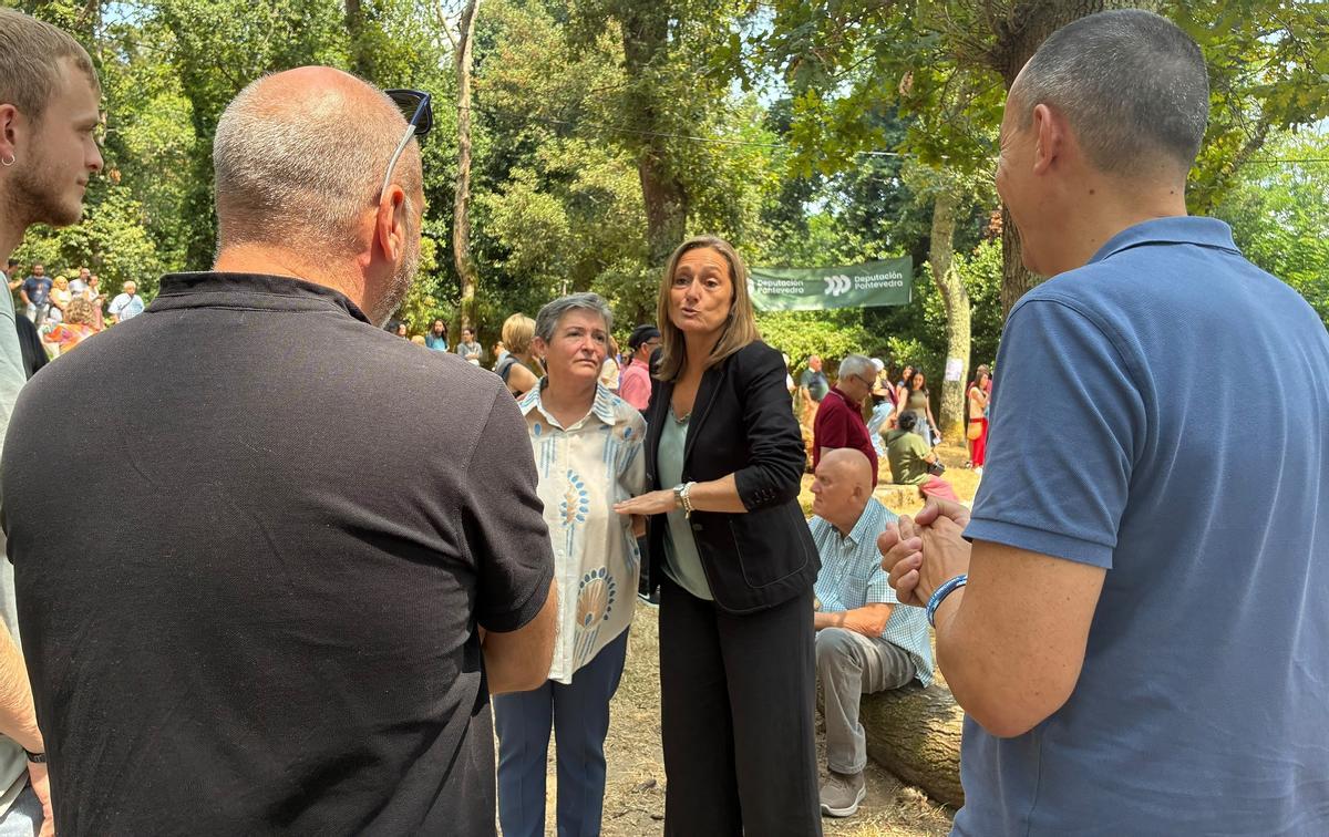 Luisa Sánchez también acudió a A Guía