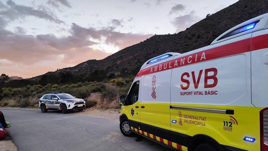 entista de 61 años tras una caída en la montaña del Palomaret de Petrer
