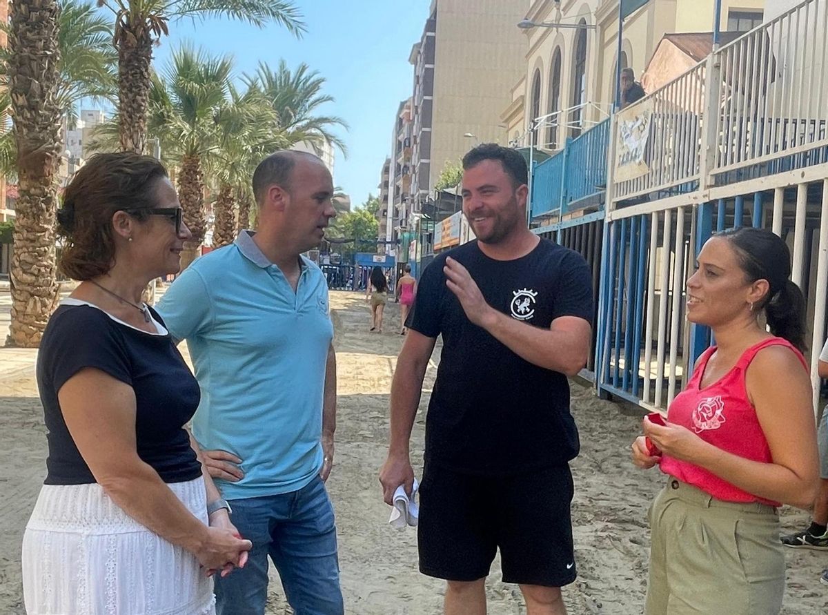 Selma, Huet i Giner, ahir, al recinte taurí.