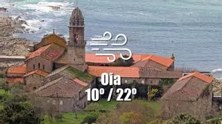 El tiempo en Oia: previsión meteorológica para hoy, miércoles 17 de abril