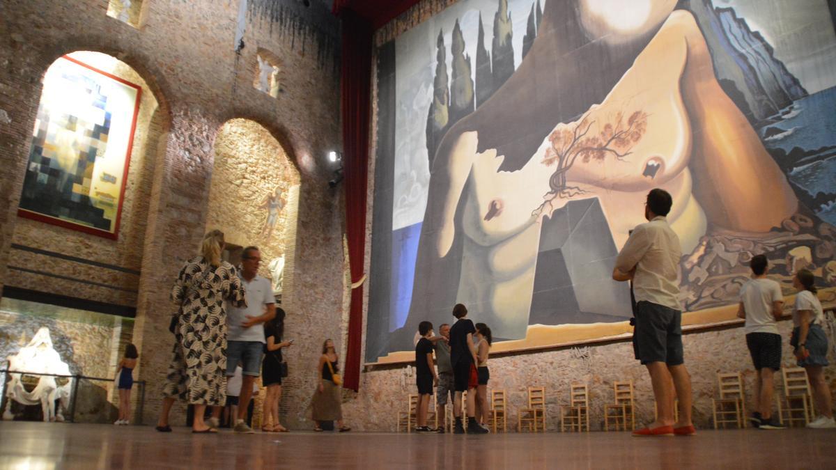 Visitants del Teatre-Museu Dalí, el passat estiu.
