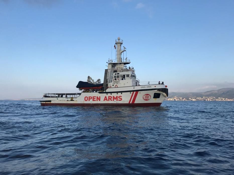 Die Rettungsboote von "Open Arms" erreichen Palma de Mallorca