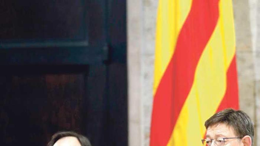 El Consell negocia un frente con Baleares, Murcia y Andalucía para la financiación
