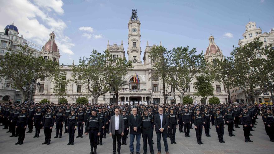 Presentación de los nuevos agentes de la Policía Local de València