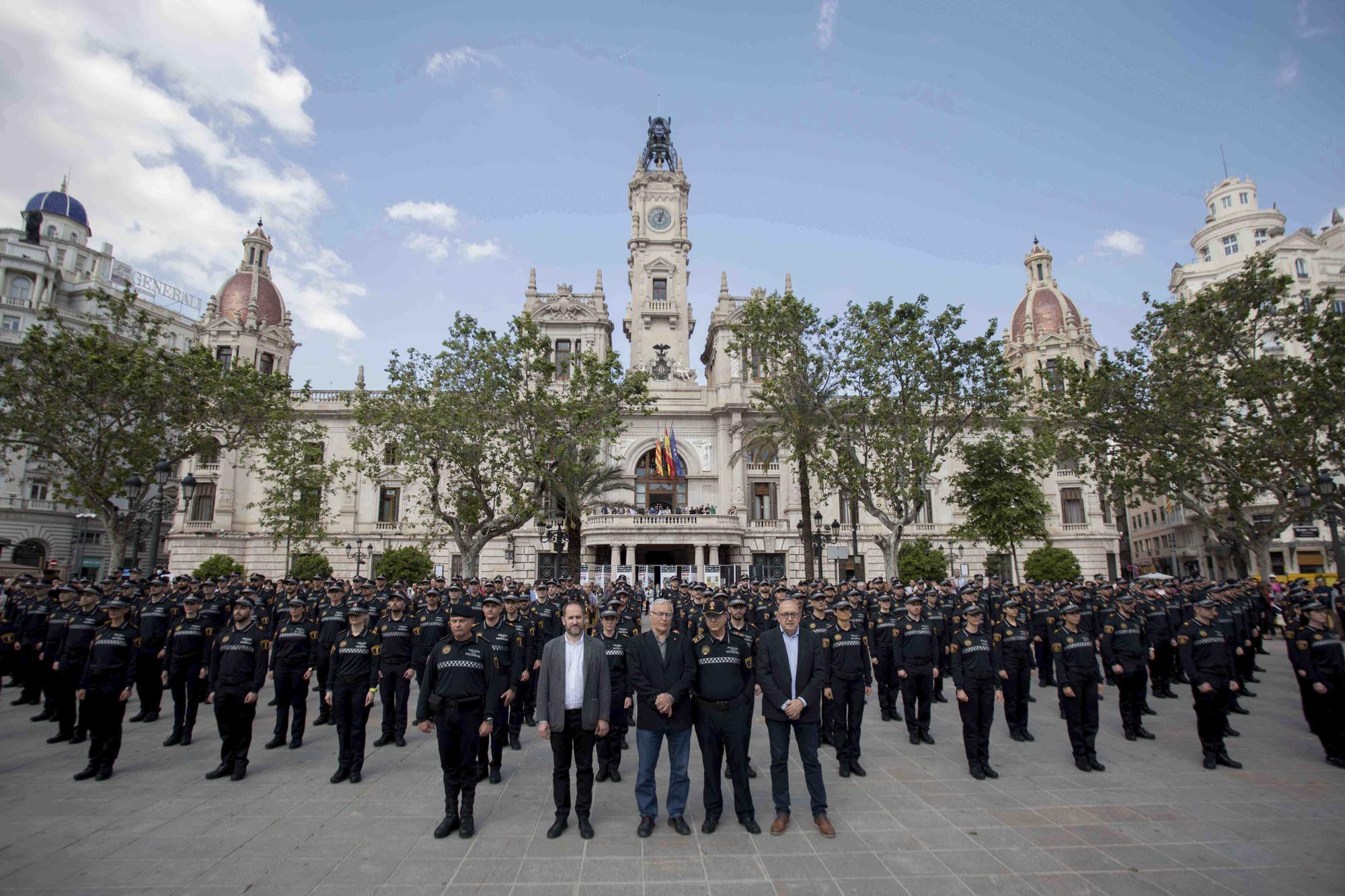 Presentación de los nuevos agentes de la Policía Local de València