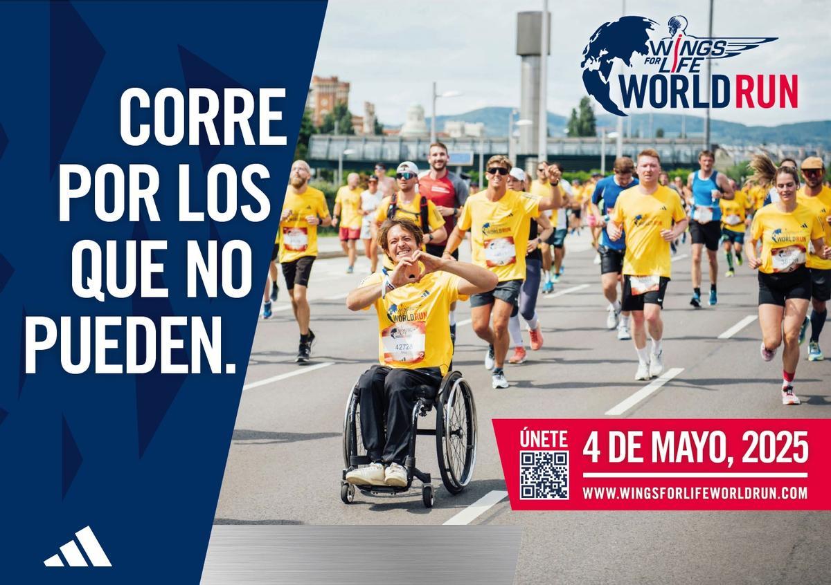 Cartel de la Wings For Life World Run Valencia