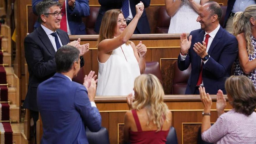 Francina Armengol, elegida nueva presidenta del Congreso con los votos de ERC y Junts