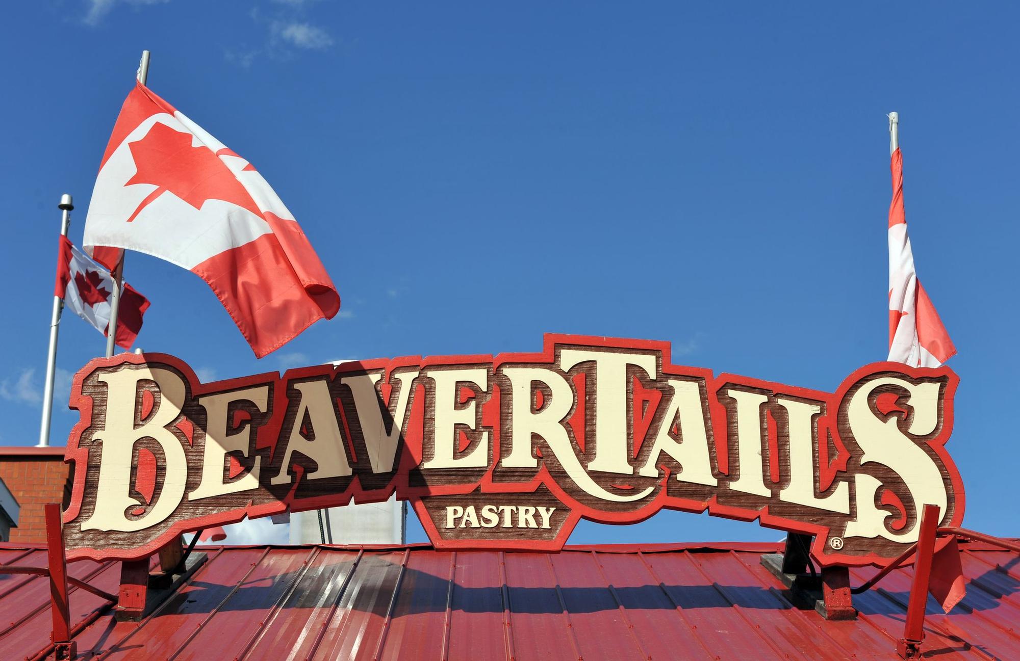 Cartel del canadiense Beavertails
