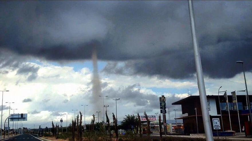 Tornado producido en Cartagena