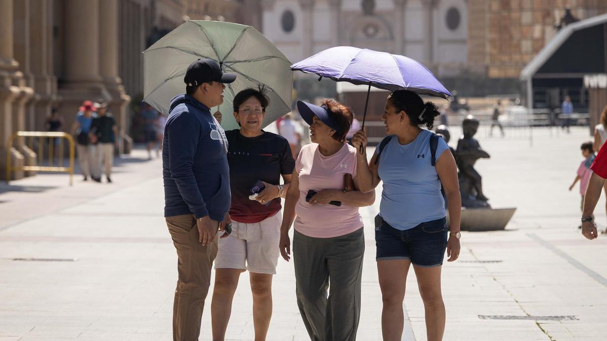 Zaragoza sufre un episodio de calor intenso