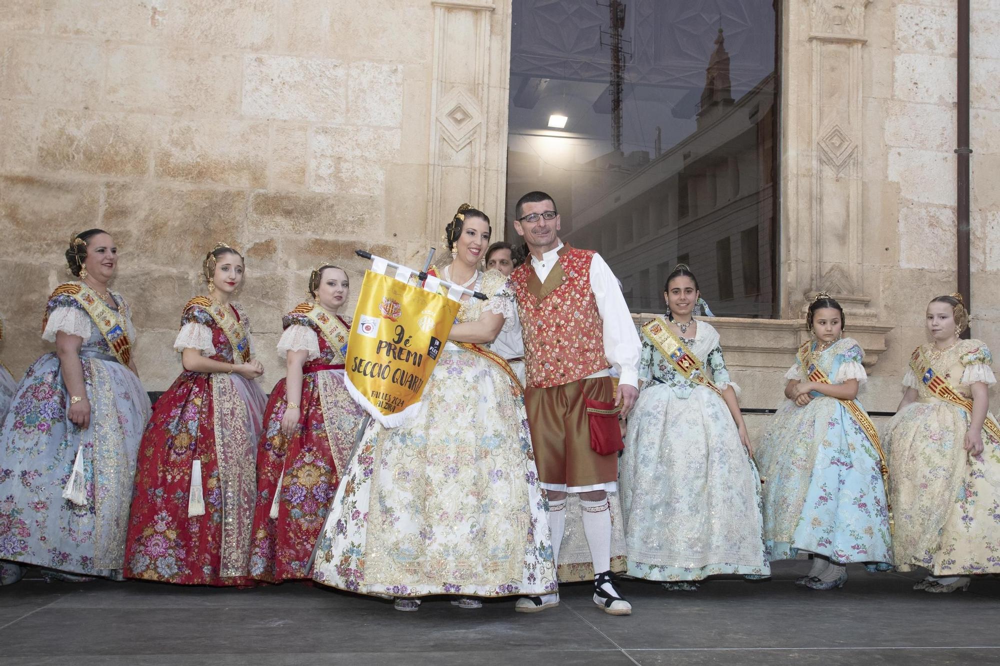 Las mejores imágenes de la entrega de premios de las fallas de Alzira