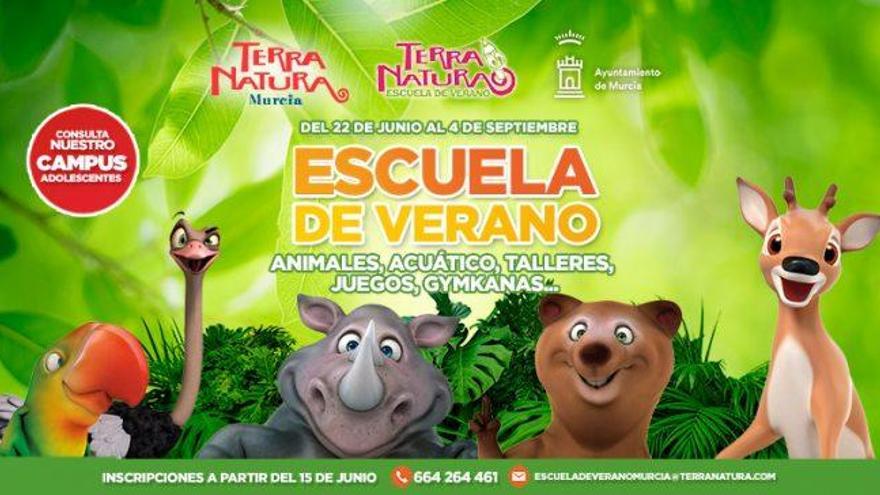 Terra Natura pone en marcha la escuela de verano para niños de 3 a 14 años  - La Opinión de Murcia