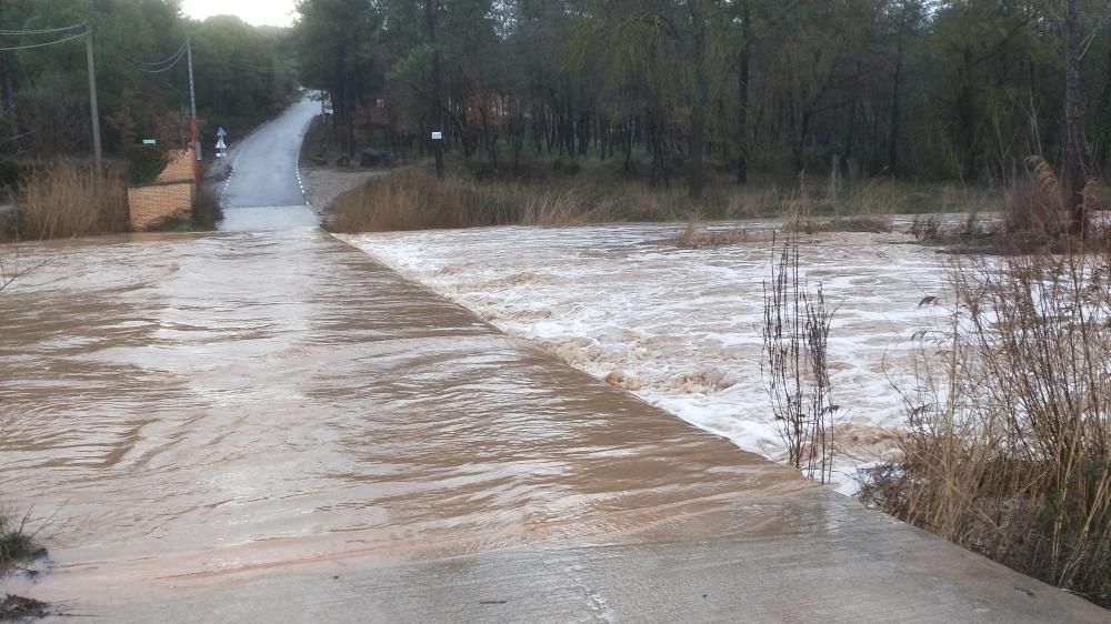 La pluja fa créixer el cabal dels rius a la Catalu