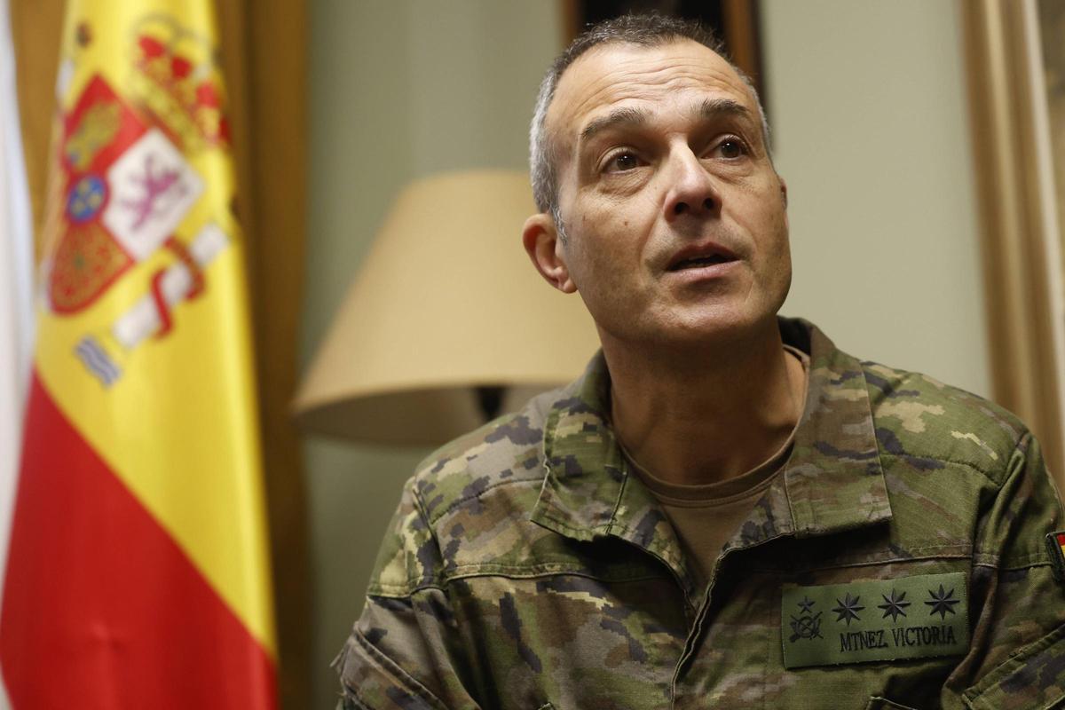 Martínez Victoria en la Sala Lombardía del Acuartelamientom "Cabo Noval"