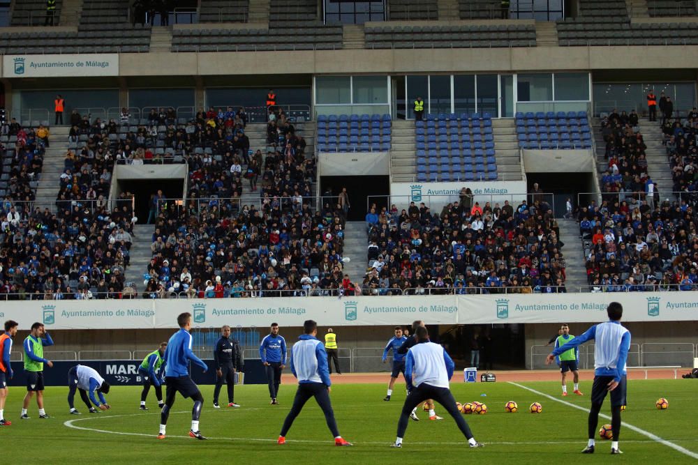 Jornada de puertas abiertas del Málaga CF