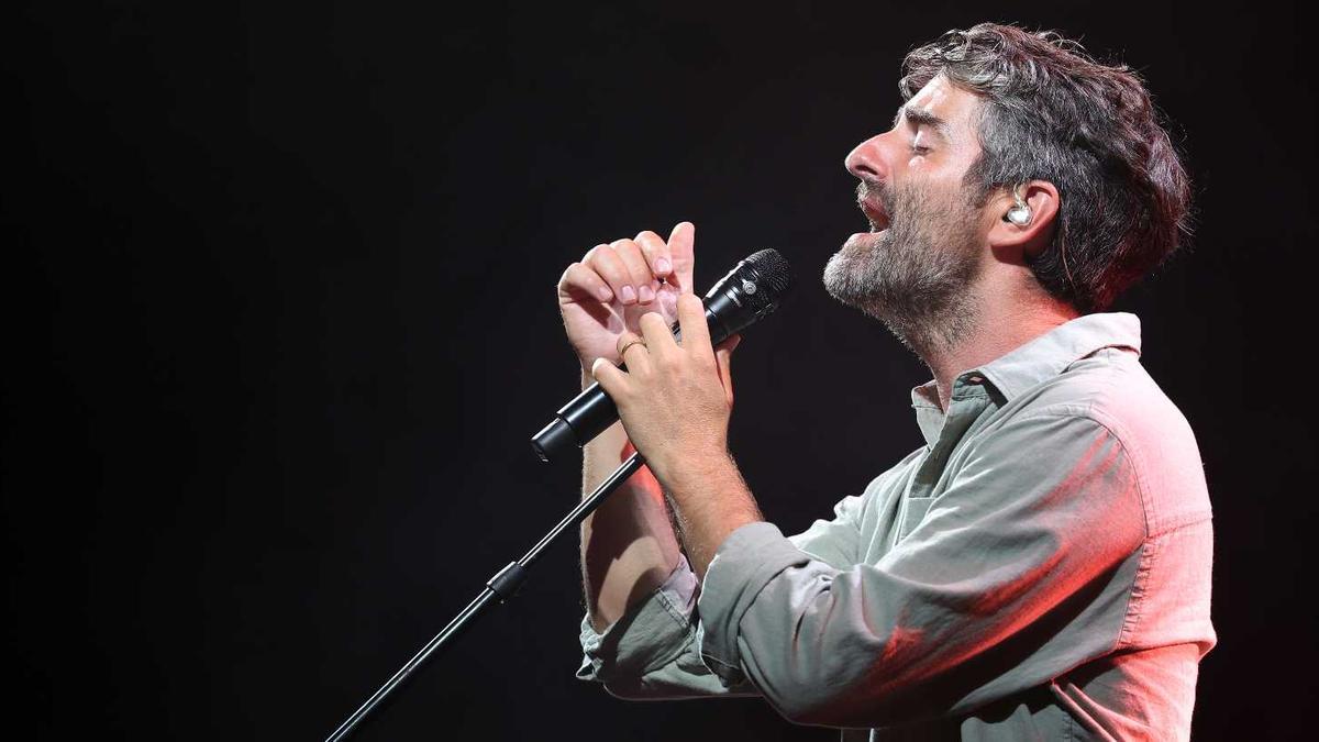 El cantautor Joan Dausà en una actuació a Cap Roig.