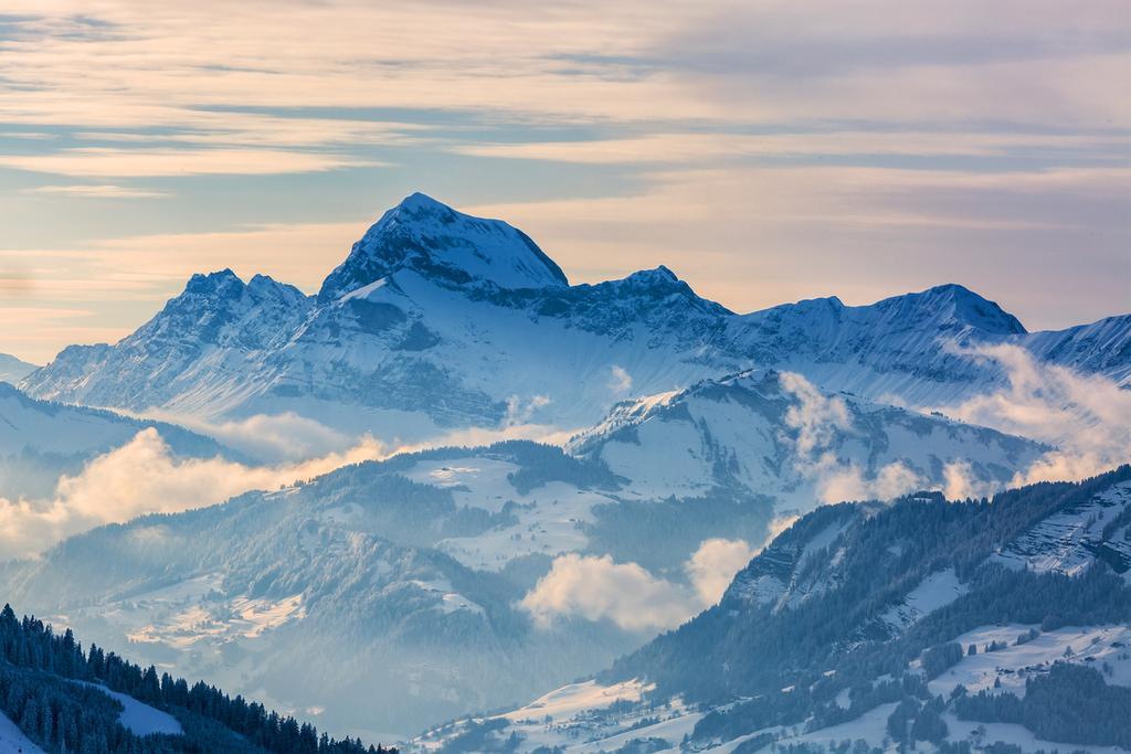 Este verano las cordilleras de los Alpes han aparecido nevadas.