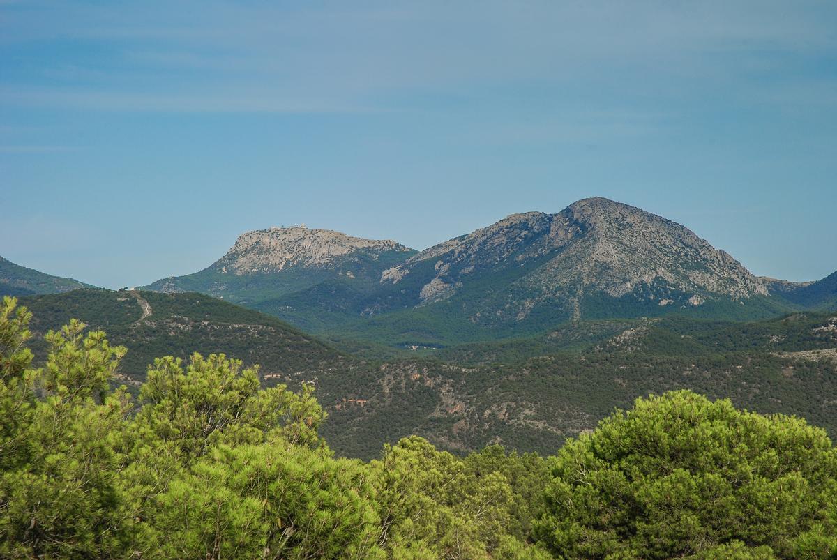 Vista panorámica de Sierra Espuña