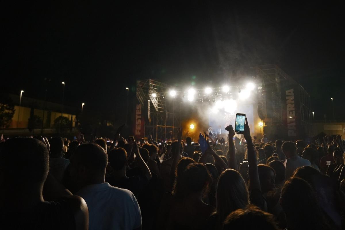 Imagen de archivo de los conciertos de las Fiestas Mayores de Paterna el año pasado.