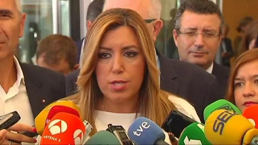 Susana Díaz defiende la "honradez y honestidad" de Griñán y Chaves